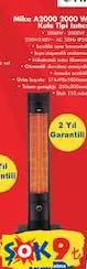 RAKS MİKA A2000 2000 W KULE TİPİ ISITICI